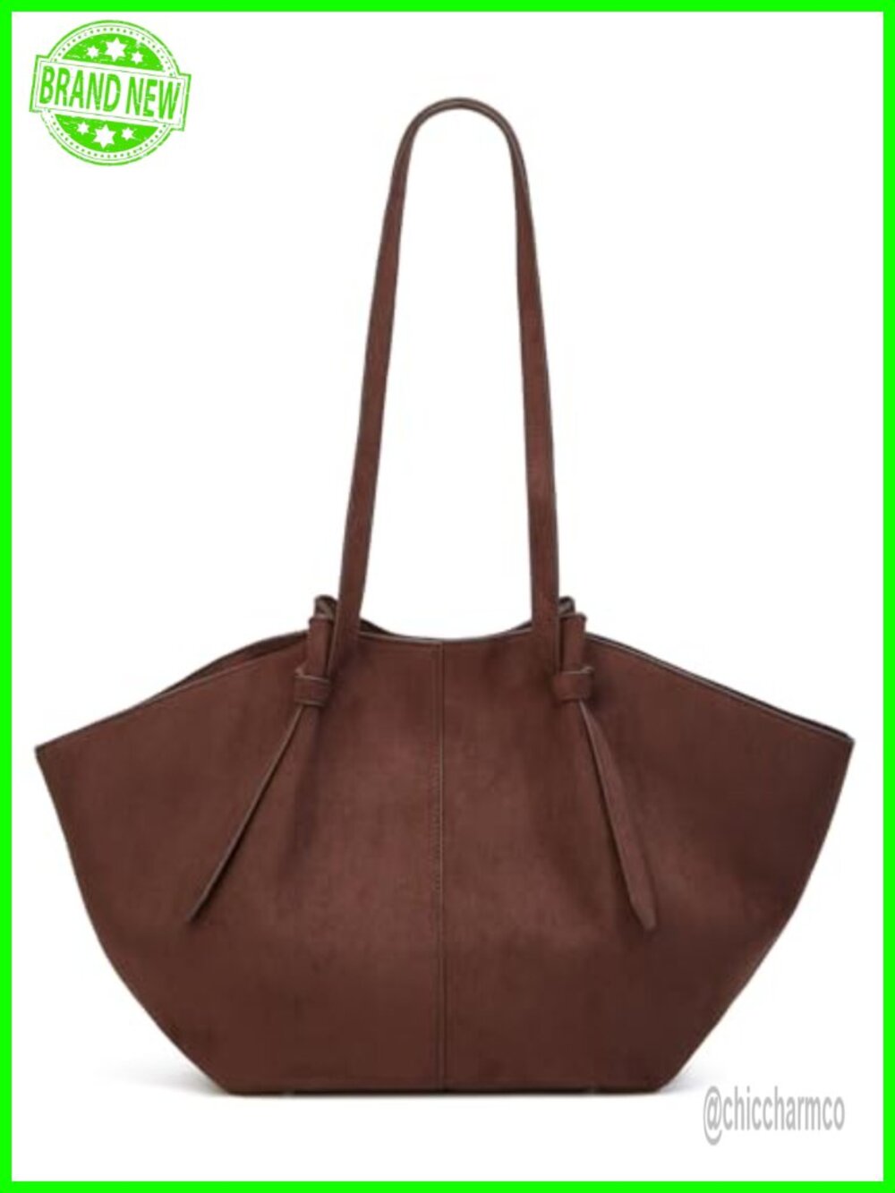 Slouchy Suede Tote Bag Women Crossbody Hobo Shoulder Purse Travel Handbag